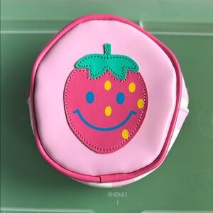 Pink Strawberry Kids Pouch